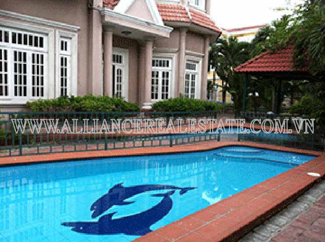 Villa for Rent in Compound in Thao Dien