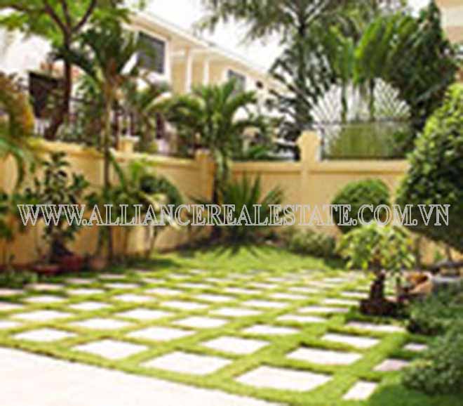 Villa for Rent in Compound in Thao Dien