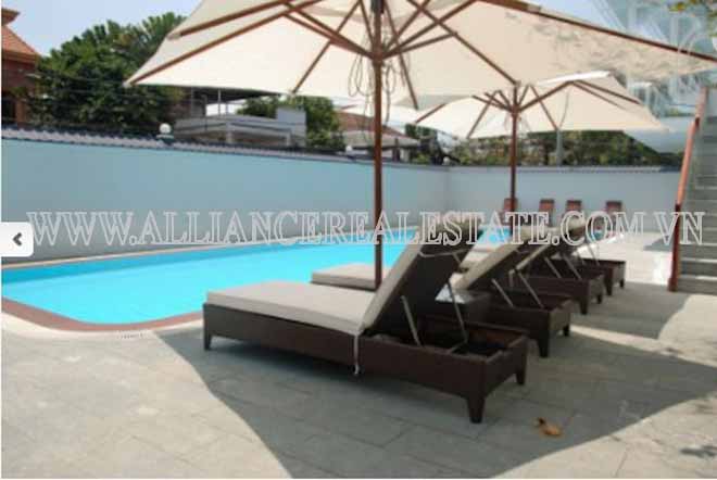 Villa for Rent in Compound in Thao Dien