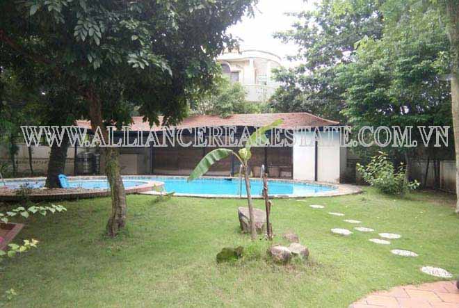 Villa for Rent in Compound in Thao Dien