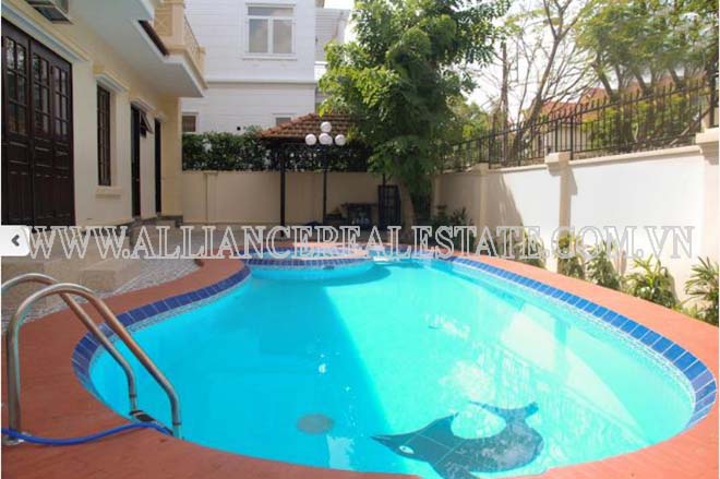 Villa for Rent in Compound in Thao Dien