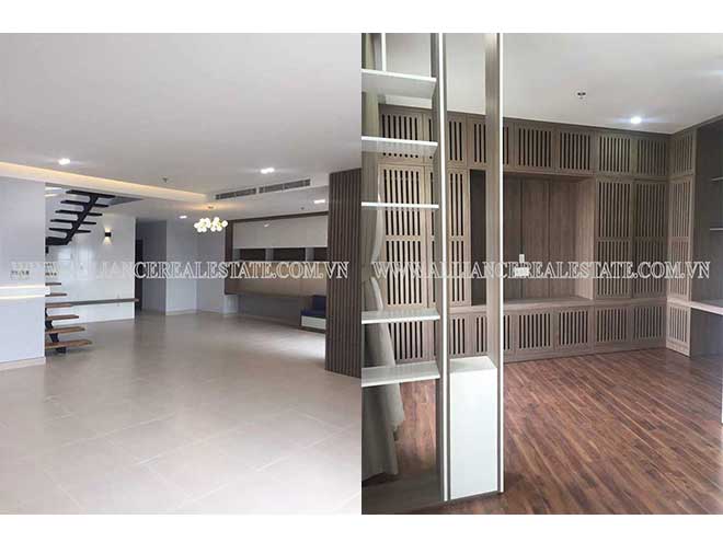 Masteri duplex apartment for rent in Thao Dien Ward, District 2, HCMC, VN