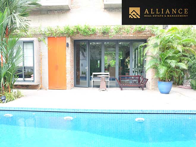 Villa in Compound For Rent in Thao Dien District 2, HCMC, VN