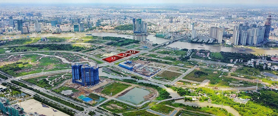 Location of Xi Thu Thiem project