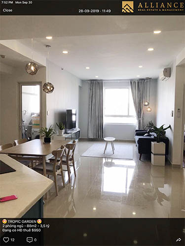 2 Bedroom Apartment (Tropic Garden) for sale in Thao Dien Ward, District 2, Ho Chi Minh City, VN