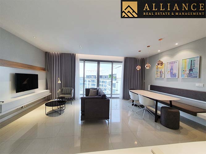 3 Bedroom Apartment (Estella Heights) for rent in An Phu Ward, District 2, Ho Chi Minh City.