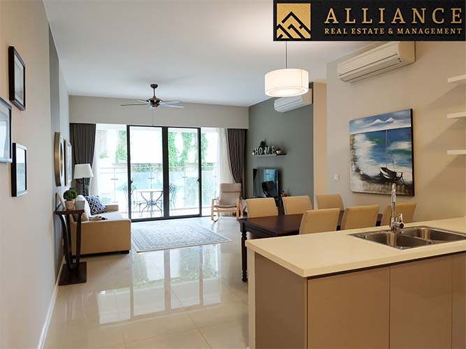 3 Bedroom Apartment (Estella Heights) for rent in An Phu Ward, District 2, Ho Chi Minh City.