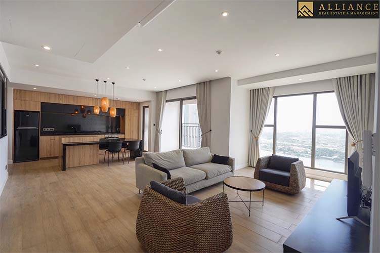 1 Bedroom Apartment (Sai Gon Royal) for rent in District 4, Ho Chi Minh City.