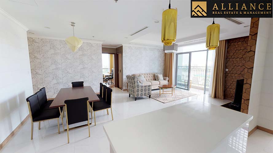 4 Bedroom Apartment (vinhomes central park) for rent in Binh Thanh District, Ho Chi Minh City.