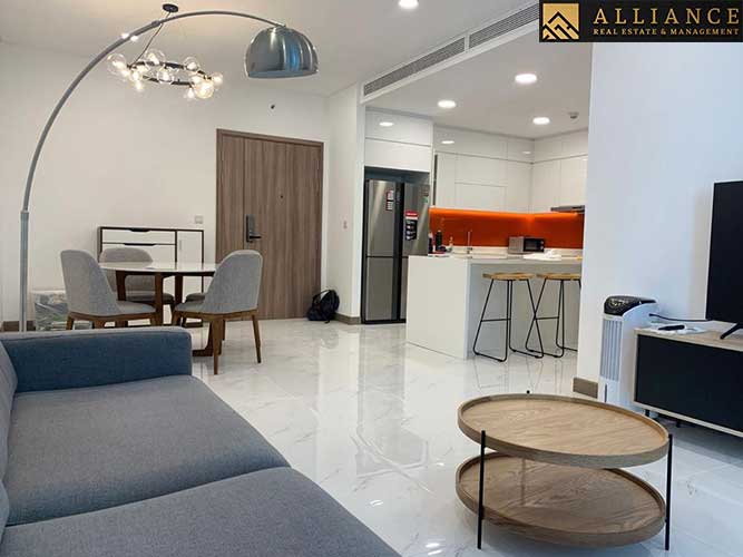 2 bedroom Apartment (Sunwah Pearl) for rent in Binh Thanh District, HCM City.