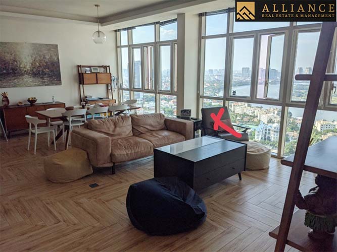 4 Bedroom Apartment (The Vista) for rent in An Phu Ward, District 2, Ho Chi Minh City.