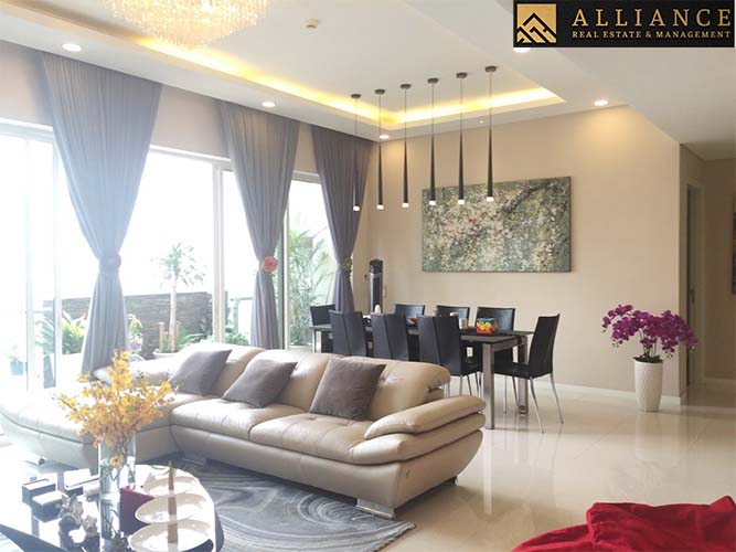 3 Bedroom Apartment (The Estella) for rent in An Phu Ward, District 2, Ho Chi Minh City.